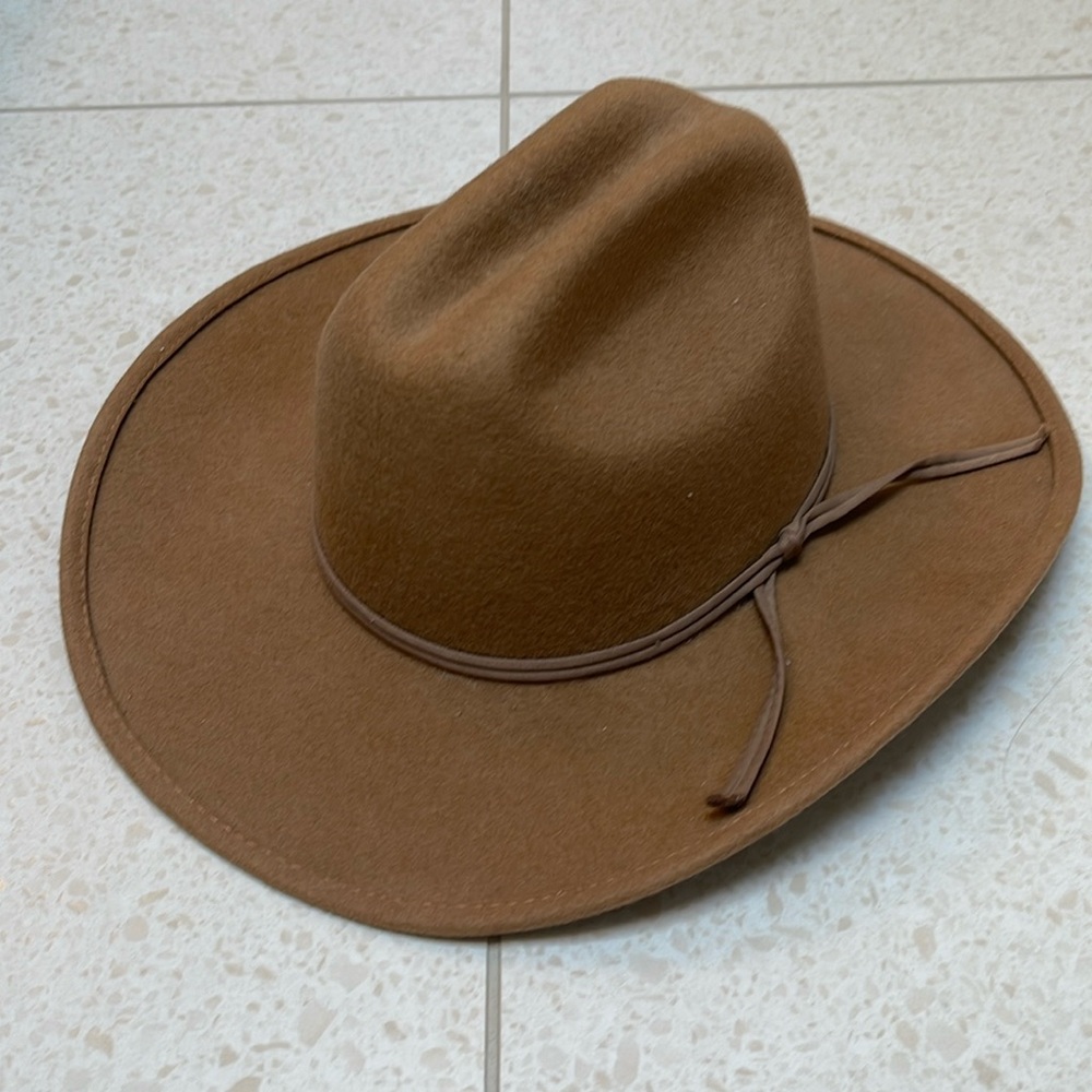 vintage Eddy Bros. Tan felt wool ranger hat